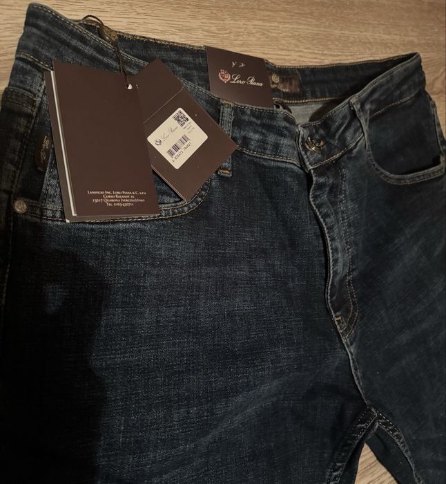 Loro Piana-Оригинални чисто нови мъжки дънки Л размер