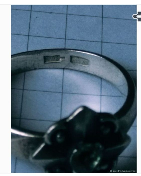 Кольцо серебро 19 р  Львовский ювелирный