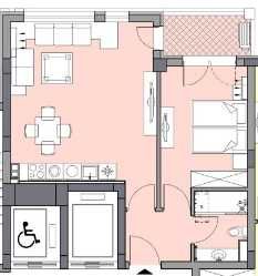 Продава се Двустаен апартамент в Пловдив, Гагарин - 73 кв.м за 1165 €/кв.м - Снимка #2