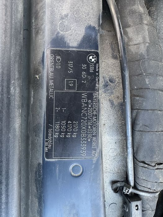 BMW E60 530d 218кс НА ЧАСТИ