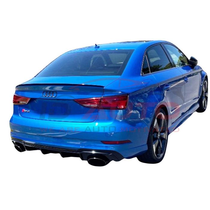 Лип спойлер за багажник Audi A3 8V Sedan (2013–2020), черен, ауди