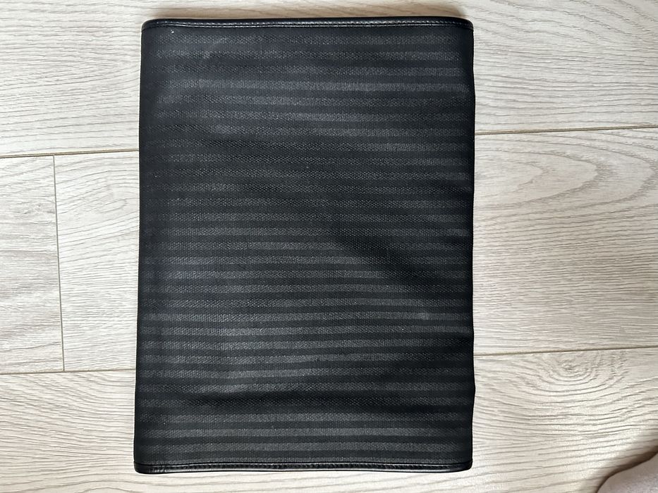 Geantă de mâna Fendi Roma clutch Pequin vintage,