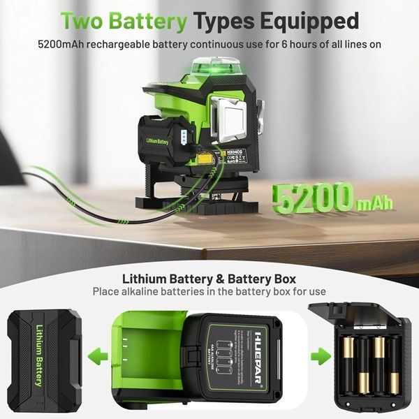 Лазерен нивелир Huepar HX04CG