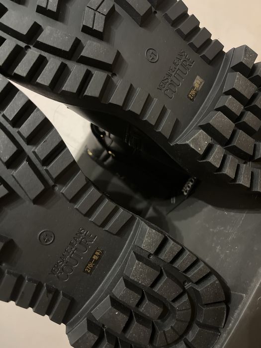 Дамски кубинки ест. кожа Versace