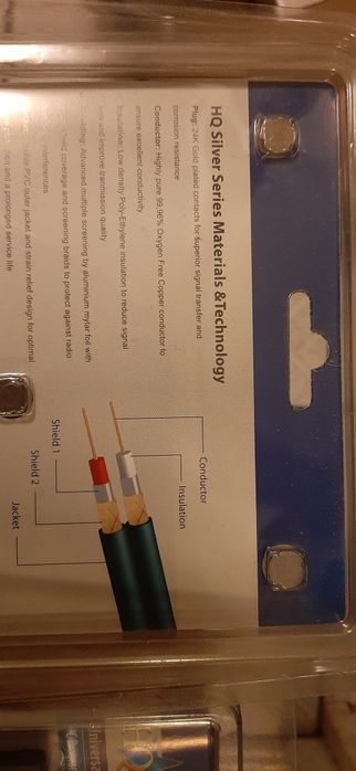 Cablu audio profesional RCA dublu ecranat 5 metri