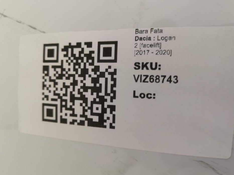 Bara Fata Dacia Logan 2 [facelift] 2017 2018 2019 2020 Originala In St