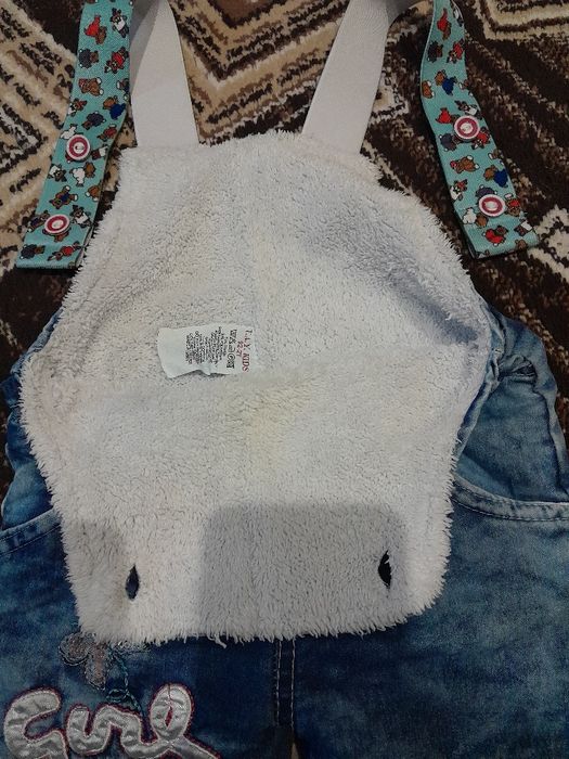 Джинсовый комбинезон на девочку