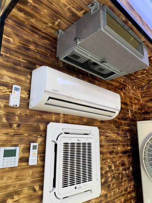 Комплект Мульти сплит на 4 комнаты Midea / 4 хонага