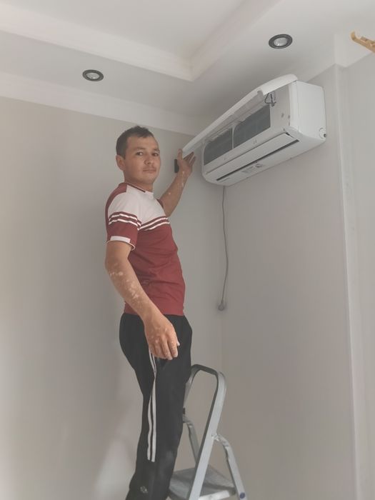 Кондиционер установка заправка