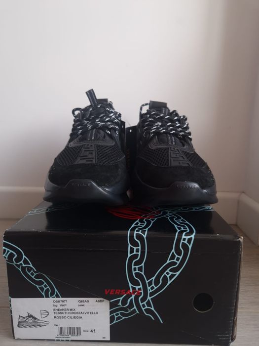 Versace Chain Reaction - Negri - Marimea 41 - Cadoul Ideal - Urgent