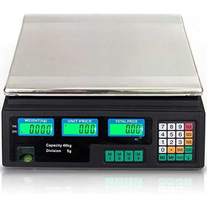 Електронен кантар / везна до 40кг с метална платформа