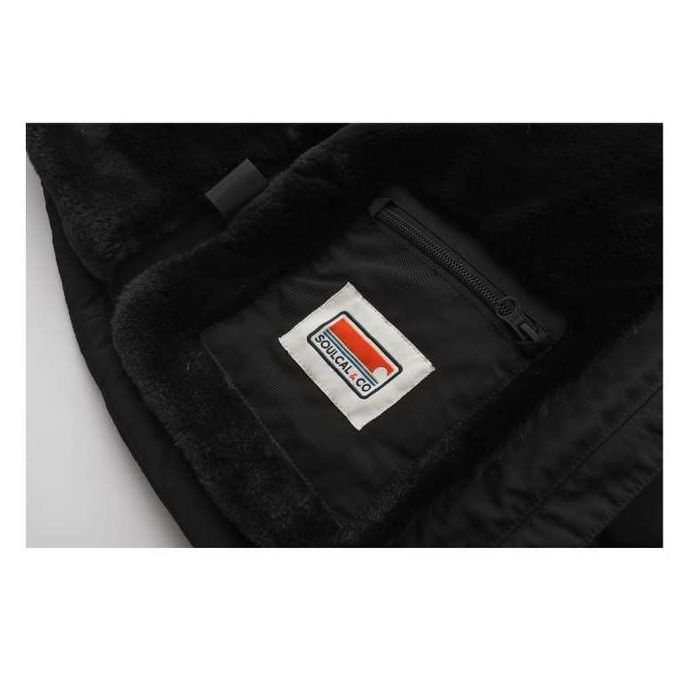 Детско зимнно премиум яке с двоен цип Soul Cal 2 Zip Bubble - момчета