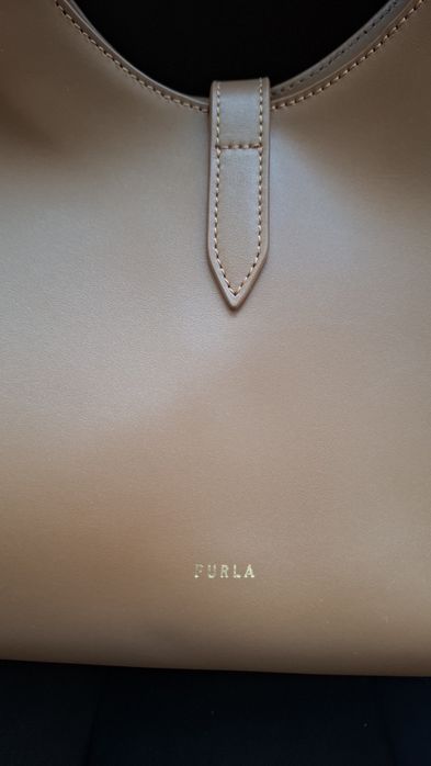 Furla кожена чанта
