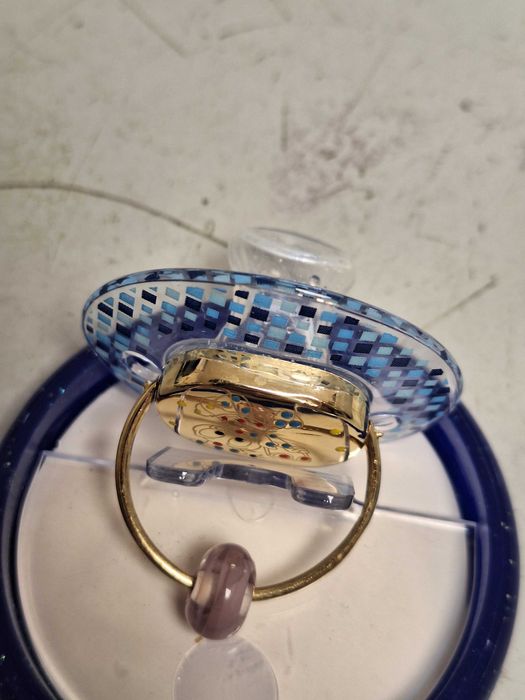 Детски биберон със златна капачка и дръжка - 8,46 гр.