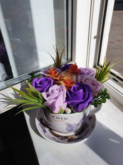 Aranjamente trandafiri de sapun