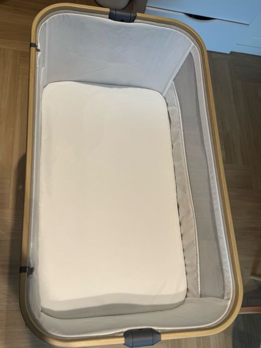 Бебешка кошара next to me с подвижна преграда Amo - CANGAROO - Бежова