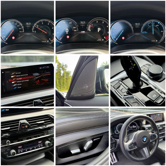 BMW 520D-G30-M Packet-Trapa-H&K-HeadUp-Laser-Gesturi-Bord digital