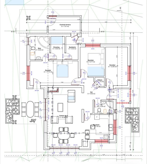 Casă individuală Iris, | 121 mp utili | Teren 912 mp | Curte si panorama superbă