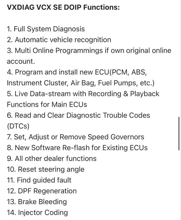 VXDIAG VCX SE 14 Marci  + Laptop Lenovo T440P