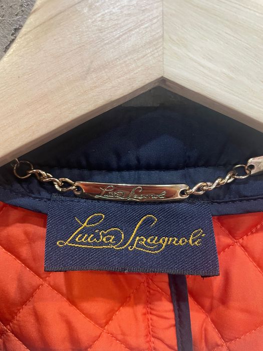 Пролетни якета - оранжево и черно от естествена кожа