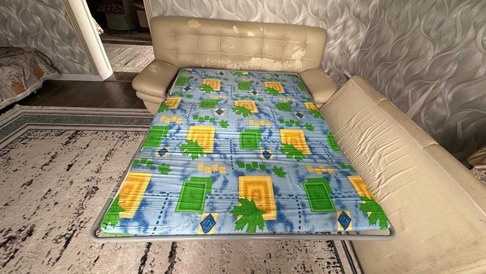 Диван + минидиван + кресло + матрасы дивандектер тегин.