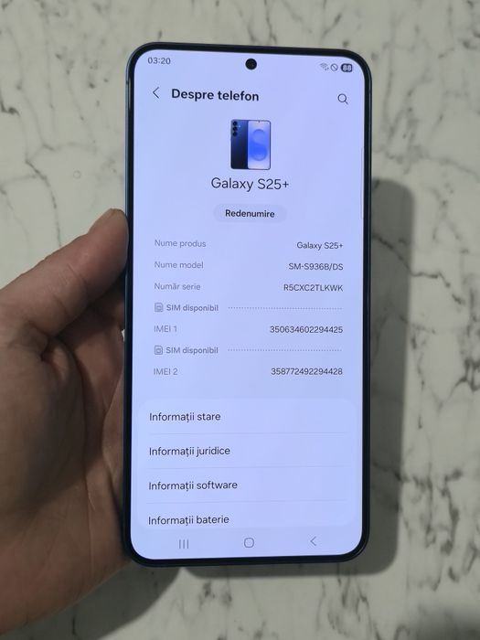 Vand/schimb Samsung S25 Plus 256gb