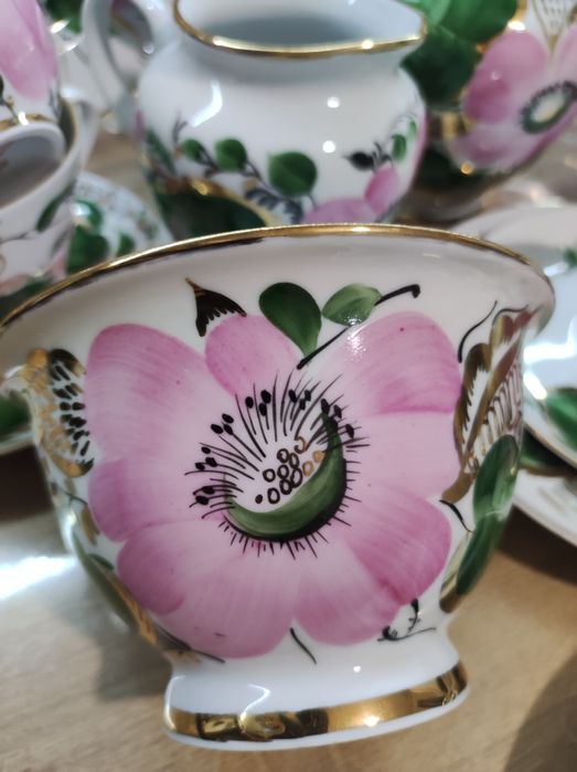 Чайный сервиз ЛФЗ "Мальвы"