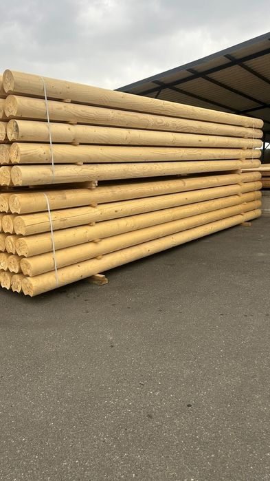 Lemn rotund calibrat pentru cabane