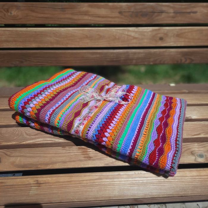 Плед ручной работы