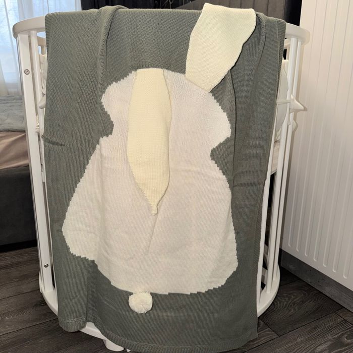 Детское одеяло с зайкой