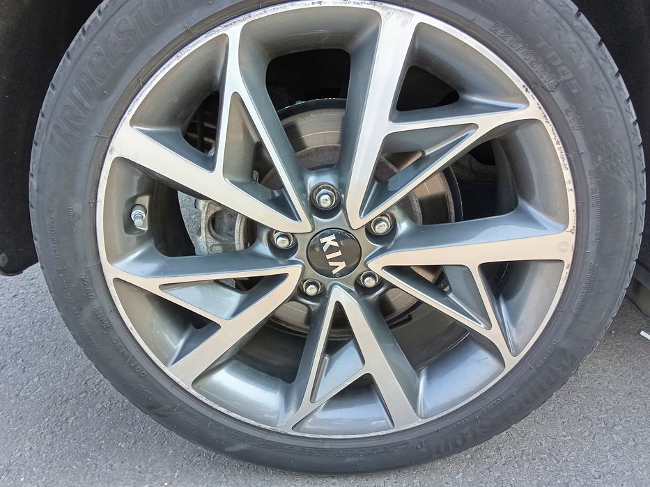 Schimb jante KIA 18' cu jante KIA 16'