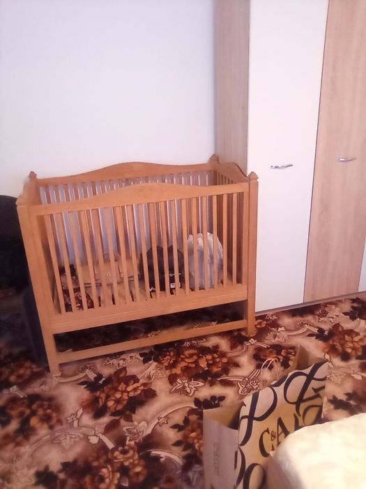 Pătuț bebe lucrat manual