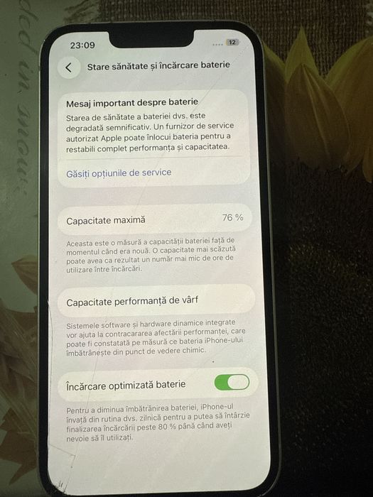 Iphone 14 de vanzare 128 Gb alb