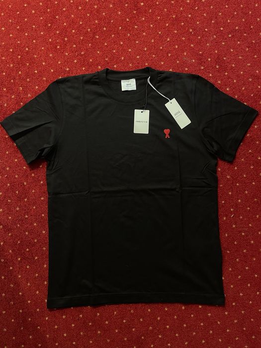 Tricou Negru Ami Paris