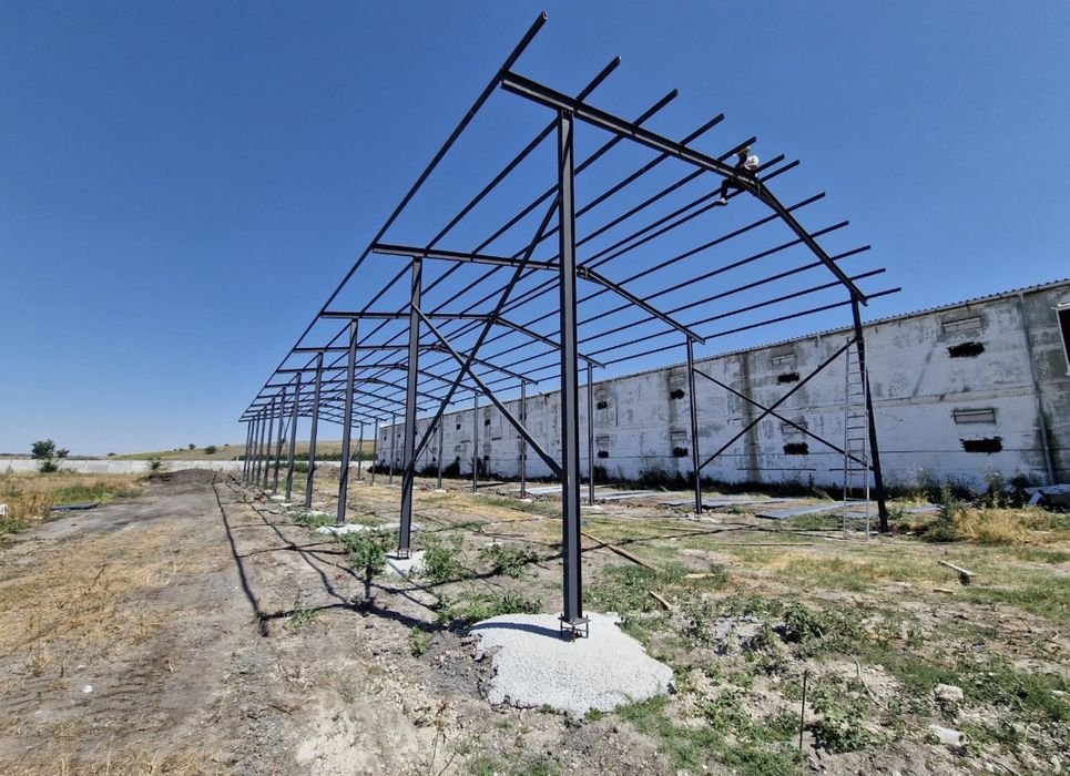 Vand structura metalica hala metalica