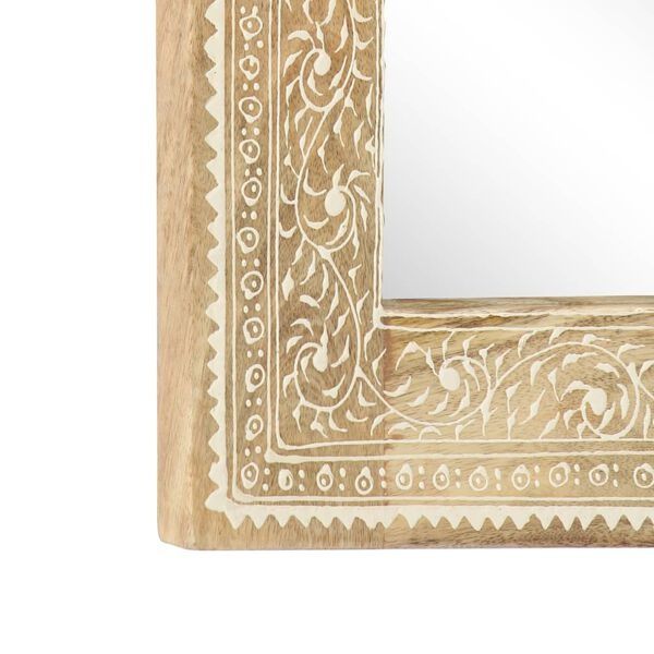 Огледало от масив мангово дърво 40х55см