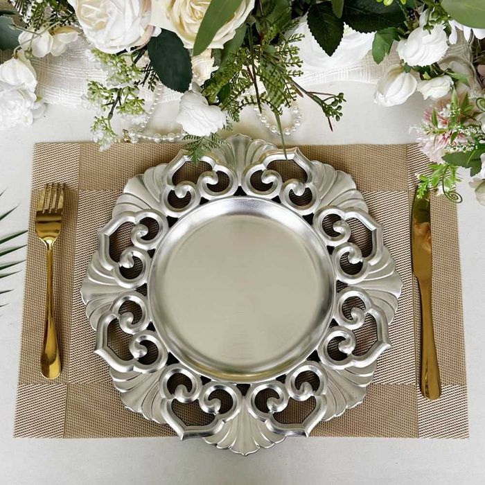 Farfurie suport, farfurii decor nunta, platou servire evenimente nunta