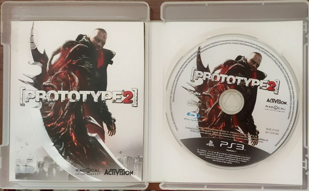 PS3 Prototype II оригинальный диск