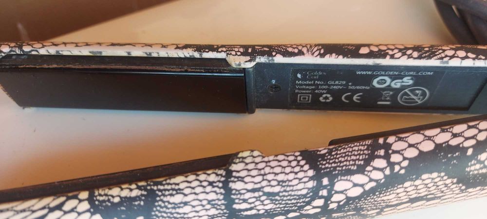 Преса за коса "Golden Curl"- LACE Професионална Титаниева Йонизирана