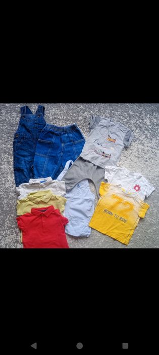 Lot 11 articole pentru băiețel (68 cm)