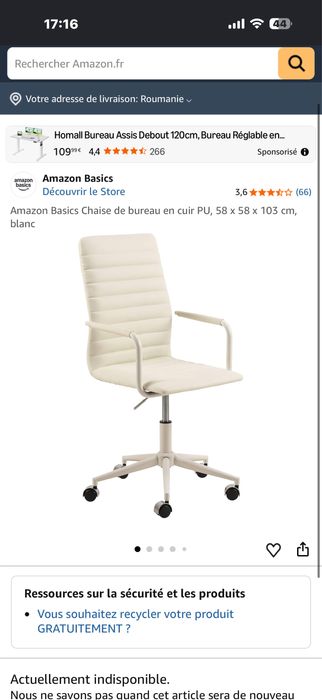 Scaun de piele amazon