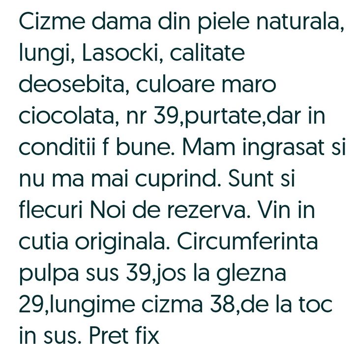 Ghete, cizme de dama piele, de la otter