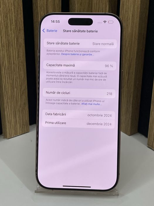 Iphone 16 Pro 256Gb 96% baterie Garantie / Factura #60150