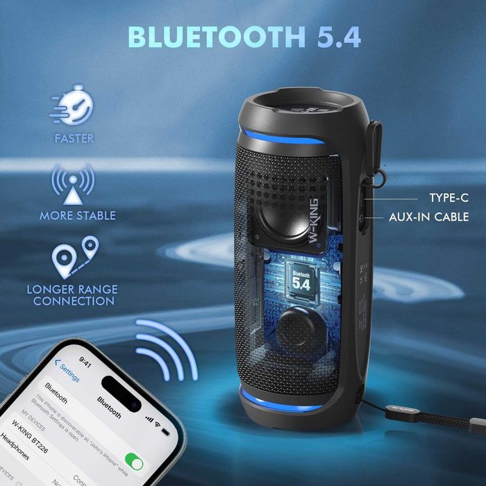 W-King Adventure BT226 безжична Bluetooth тонколонка