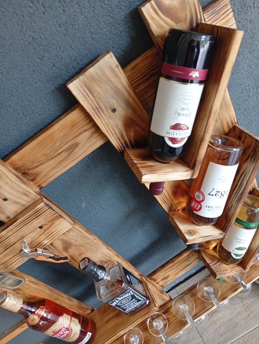 Raft rustic suspendat