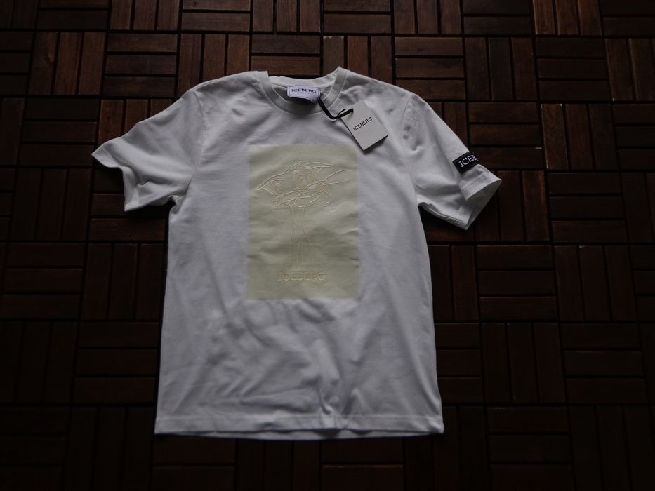 Мъжка тениска Iceberg With Tom Embroidered and Rubberized размери S, M