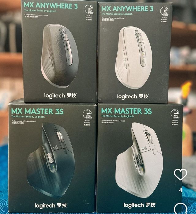 Оригинал! Logitech Mx Anywhere 3S (1шт) Bluetooth Беспроводная мышка/м