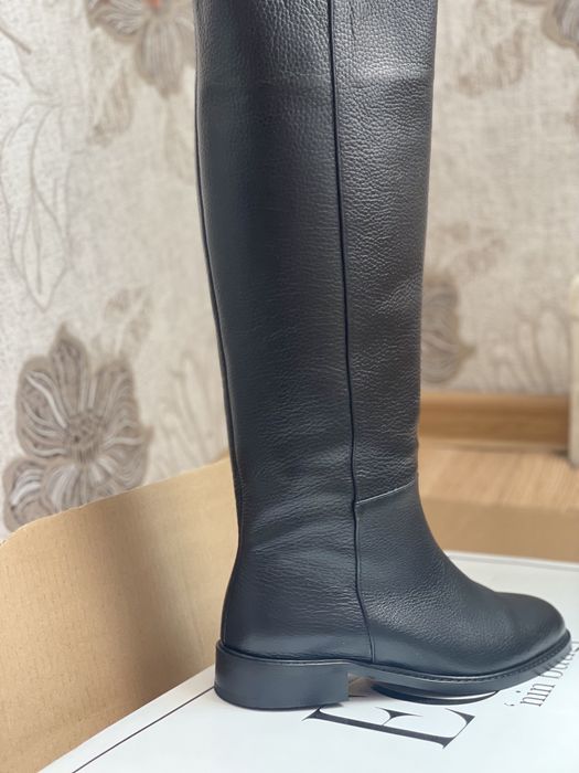 Сапоги кожаные