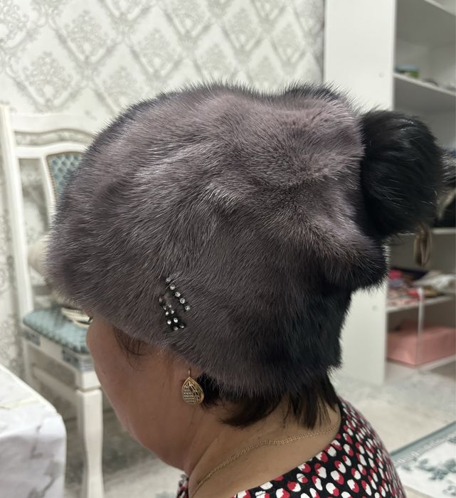 Норковые шапка