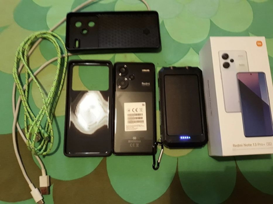 Xiaomi Redmi Note 13 Pro Plus 12+12 GB RAM, 512GB, 5G, Black .
Camera